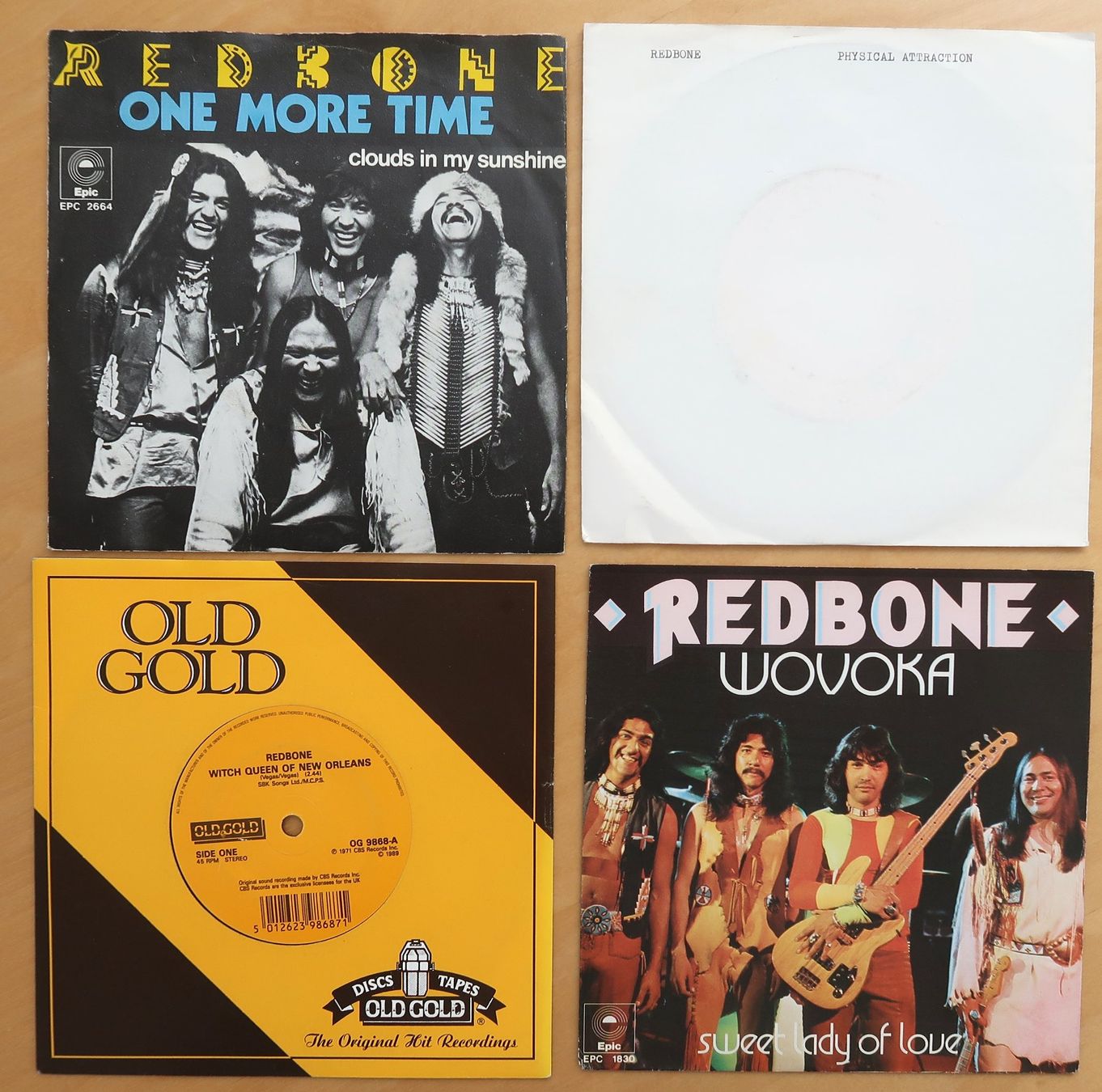 Schallplatten: REDBONE - 4 VINYL SINGLES (VG-/+) – Gebraucht aus Hedingen von Studers