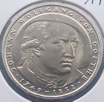 DEUTSCHLAND - BRD 1982 - 5 DM (D) JOH. WOLFG. VON GOETHE