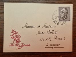 Pro Juventute Brief Nr. 45 -  1950 mit PJ Frankatur