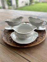 Sauciere 3 Stück weiss Shabby chic Landhausstil