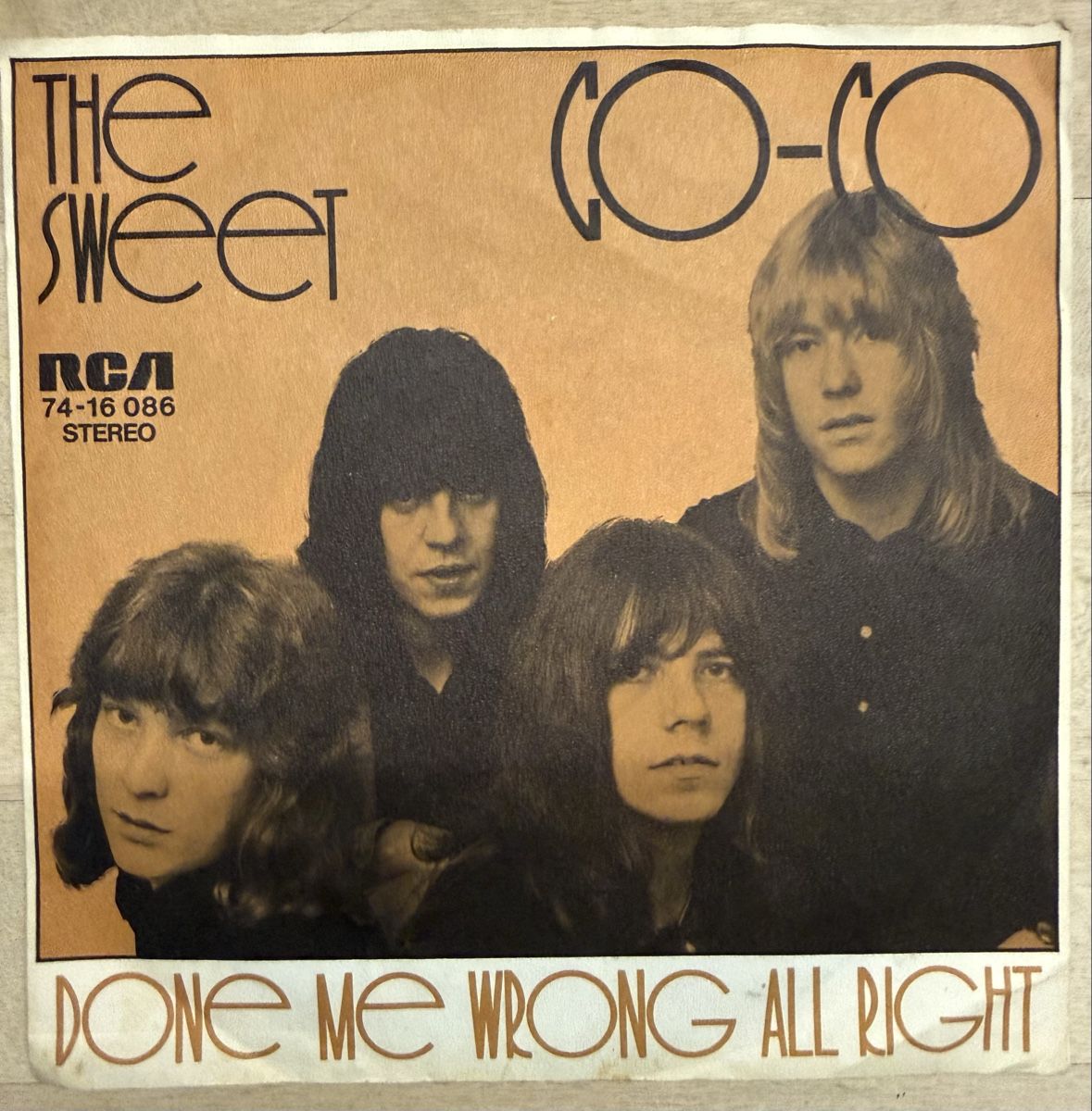Dischi in vinile: The Sweet - Co-Co / Done Me Wrong 7" Single, RCA 47 – Usato da Lyss venduto da Sibella56