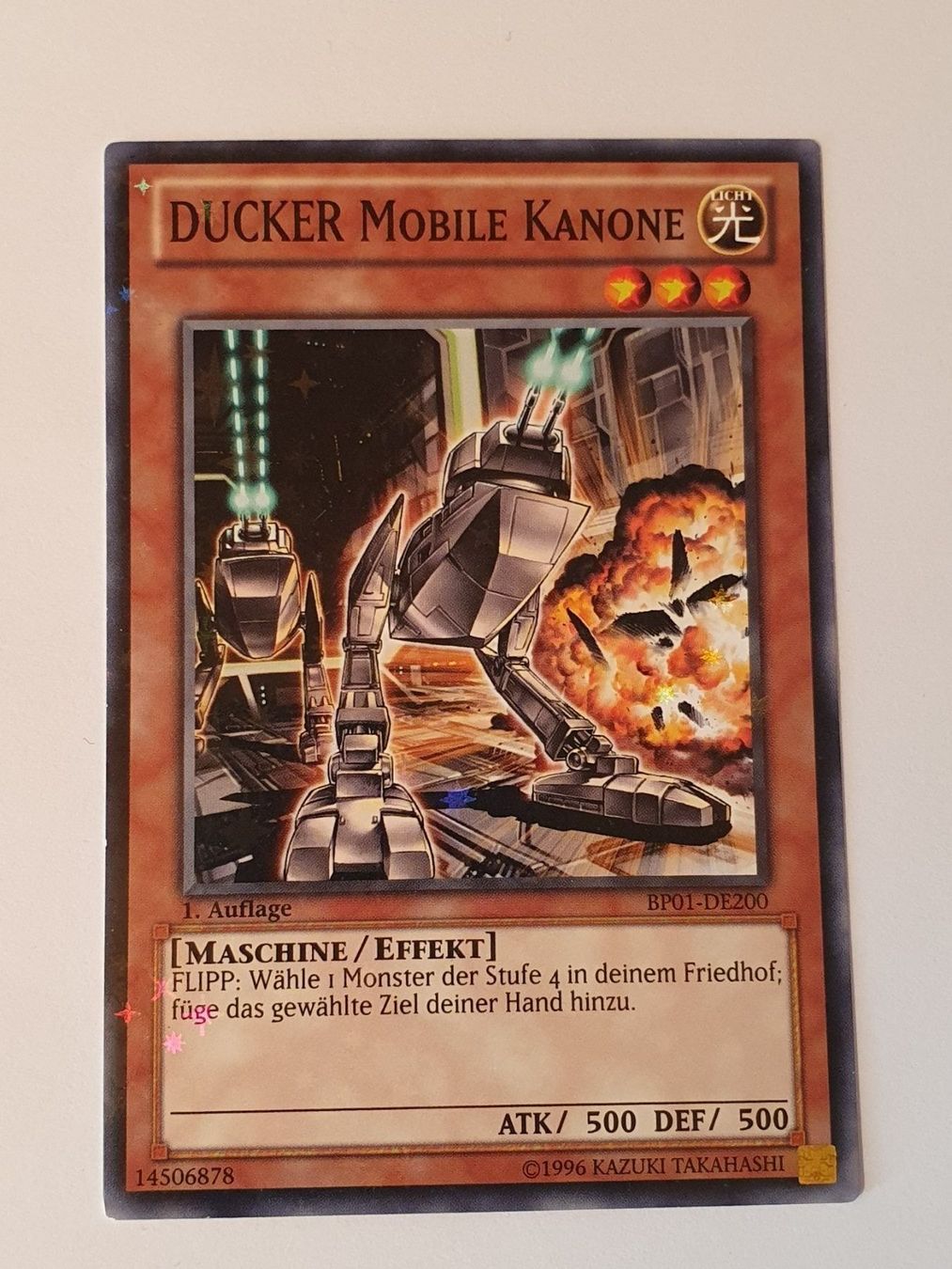 Yugioh Carte collezionabili: Yugioh 1. Auflage Ducker Mobile Kanone – Usato da Oberdorf BL venduto da BaldenEagle