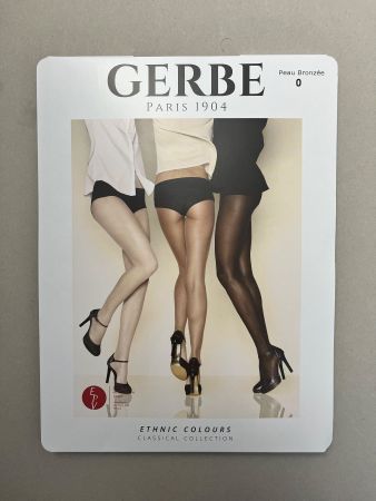 GERBE, Strumpfhose ETHNIC COLOURS, Grösse XXS (0), Braun