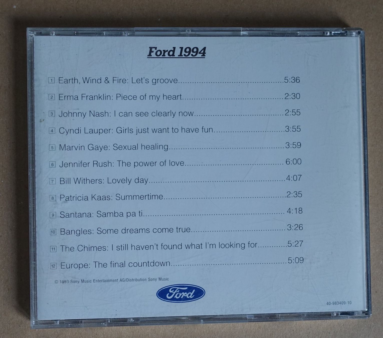 CD: Ford 1994: Jeder Monat wird ein Hit! (Schweiz) - D11 – Usato da Sessa venduto da discoverymedia 1