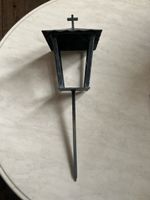 Gedenkkerze, Grabschmuck aus Metall, Höhe ca. 48cm