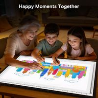 DONPODER A2-Lichtpad, 9000 Lux hell, 3 Farben und Dimmung