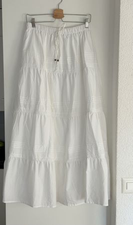Sommerrock weiss Gr. One Size, Fashion Safari, 100% Baumwoll