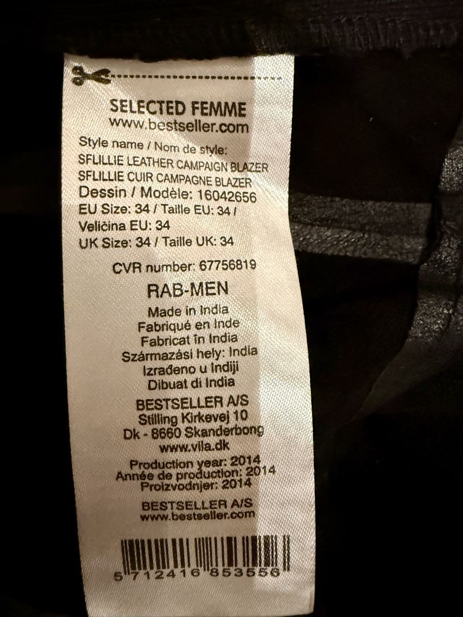Selected Giacche: SELECTED FEMME Lederjacke – Usato da Fällanden venduto da Pilli91 4