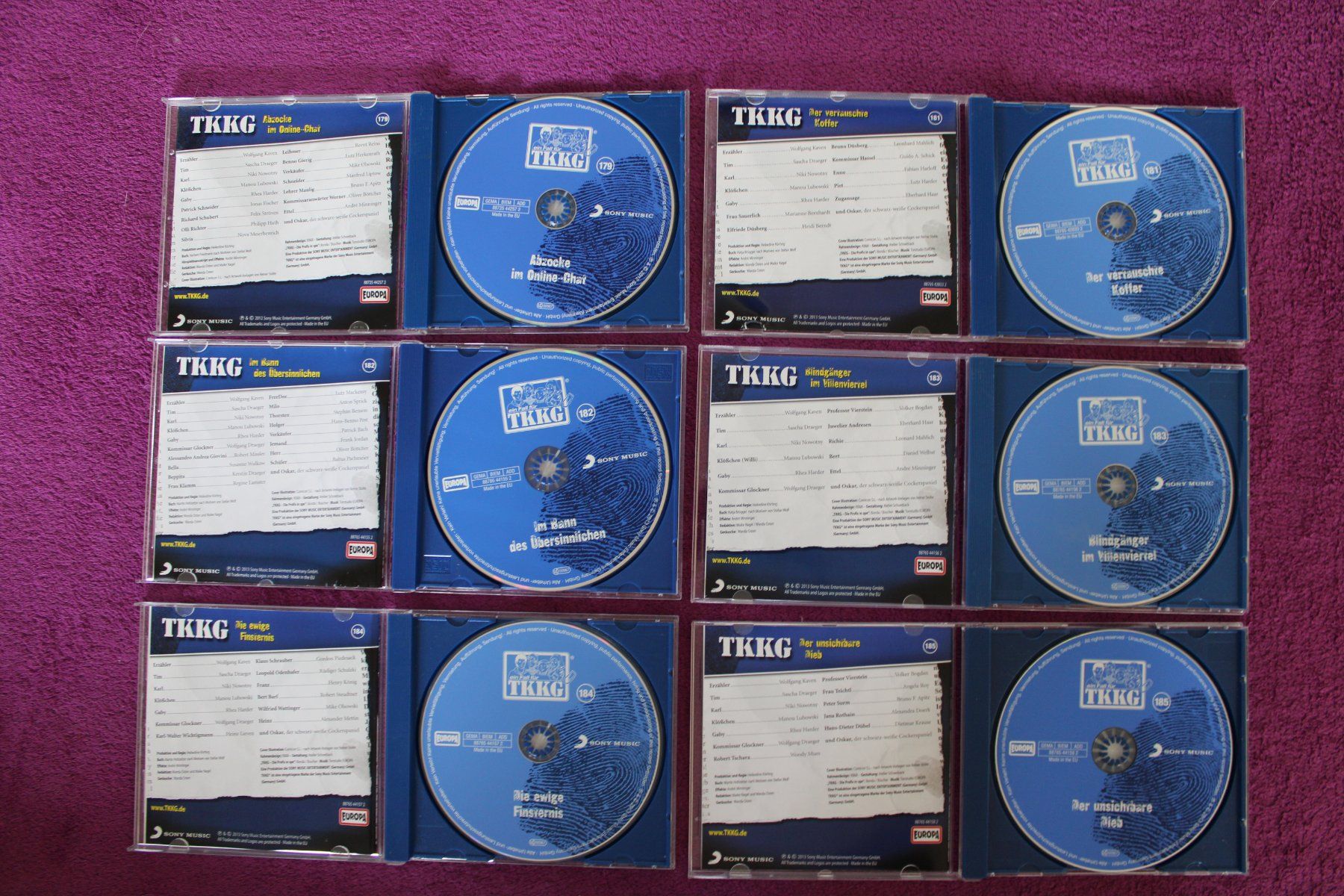 CDs: 6 - TKKG - Hörspiel - CD´s – Gebraucht aus Müllheim Dorf von Seeeule01 7