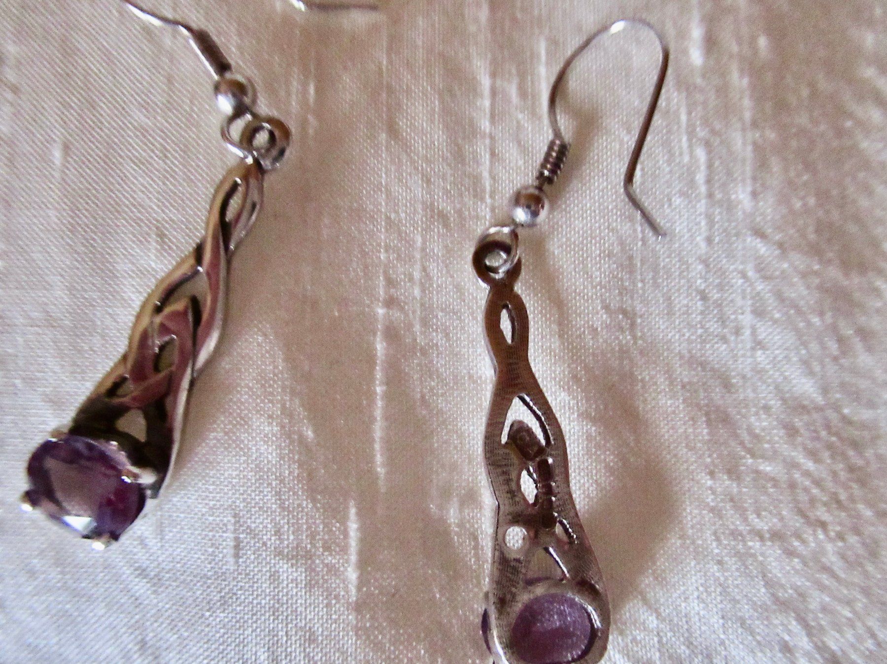Ohrringe & -stecker: Ohrhänger mit Amethyst aus Schottland – Neu (gemäss Beschreibung) aus Frauenkappelen von HDPerle 5