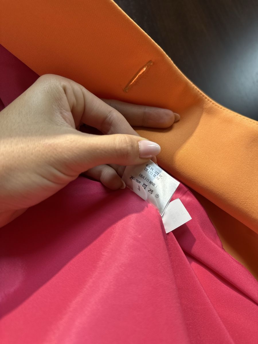 Jacken: Blazer orange / fuschia 1 size + étiquette – Neu und originalverpackt aus La Croix (Lutry) von secondhandZara 4