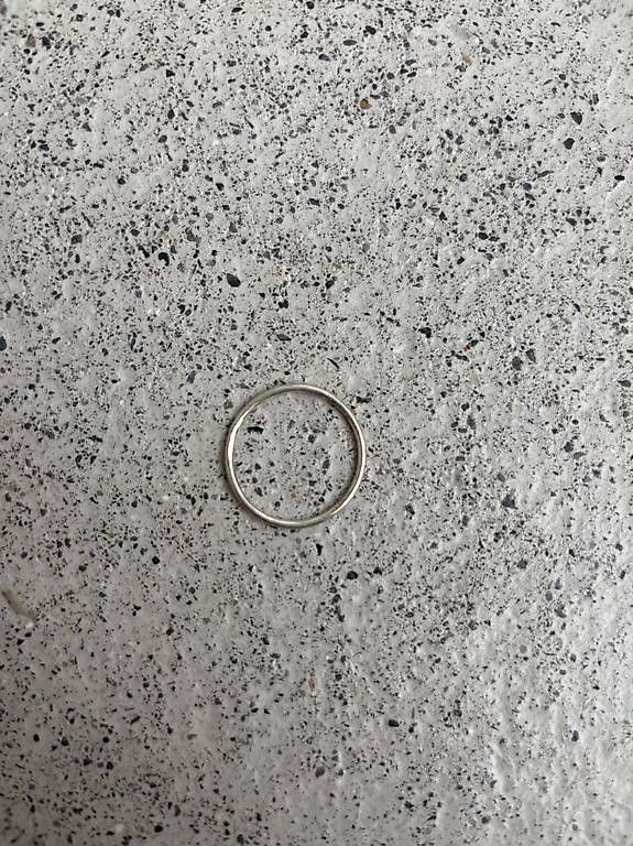 Bagues: Silberner Ring schlicht – D'occasion à Bern par mari773 1