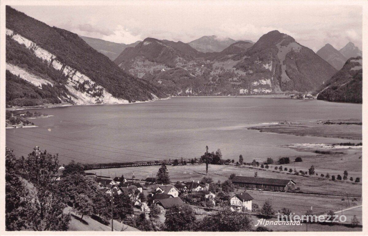 Ansichtskarten: Alpnachstad OW // 1935 Vierwaldstättersee – Gebraucht aus Basel von intermezzo12