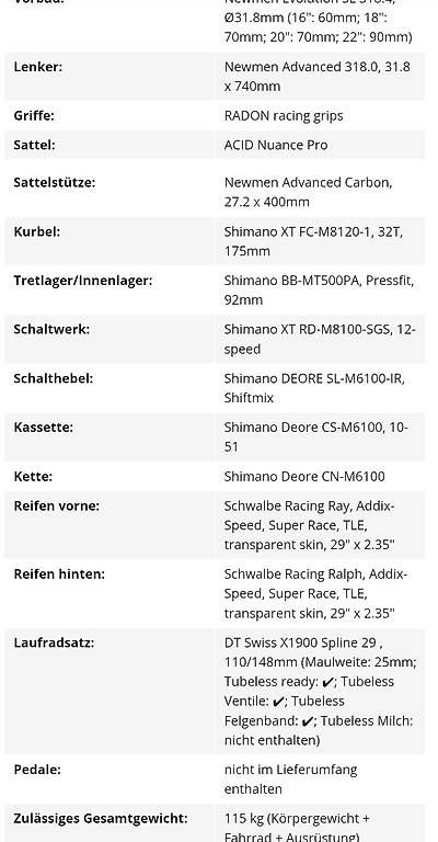 Radon Vélos: Radon Jealous 29.  Grosse M. / Neu – D'occasion à Davos Dorf par pwo_82sy 2