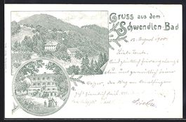 Litho Oberhünigen, Gruss aus dem Schwen