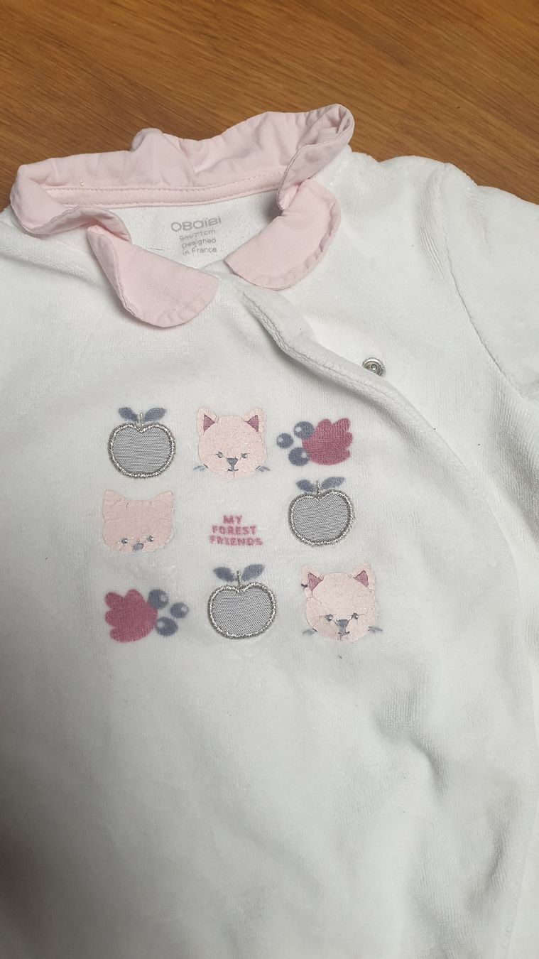 Okaidi Pigiama & Simili: Pyjama okaidi 9mois chat/pomme – Usato da Montana venduto da ade_6nvz 1