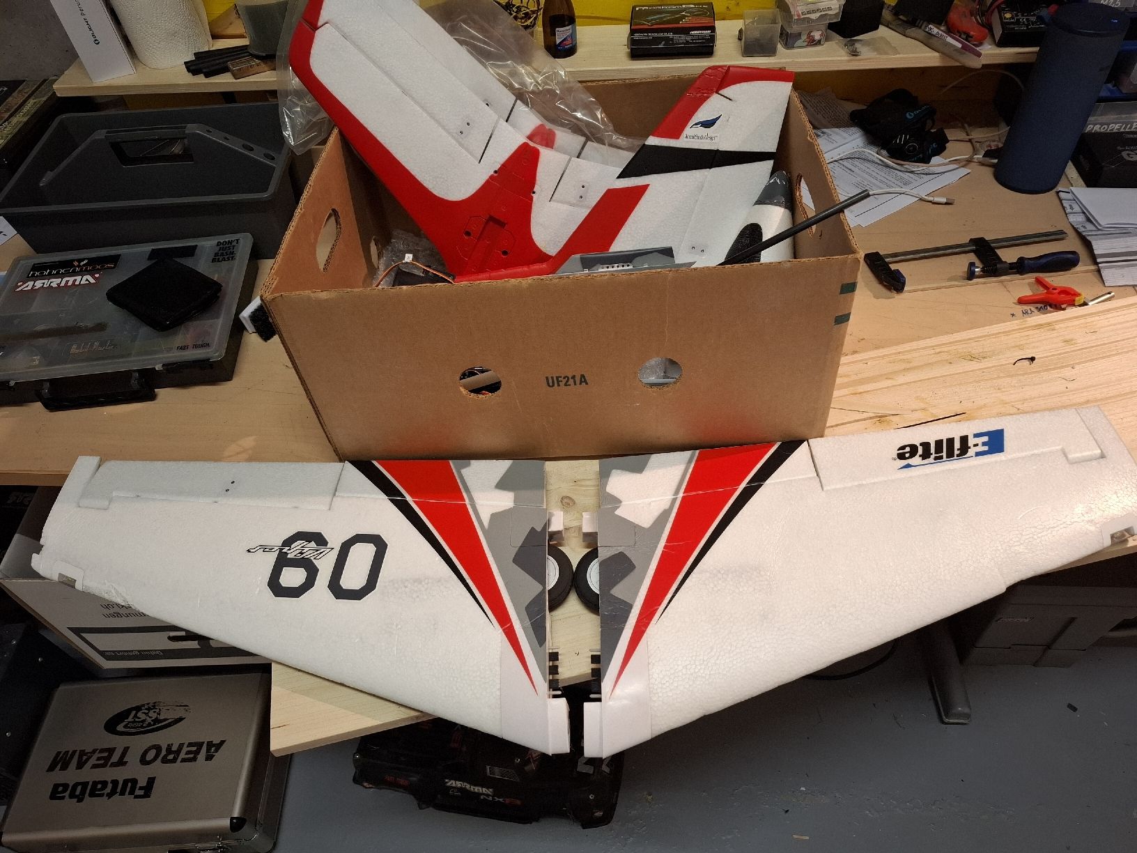 E-Flite Modellismo RC: Viper 90 Eflight Ersatzteile – Usato da Altstätten SG venduto da fbruderer