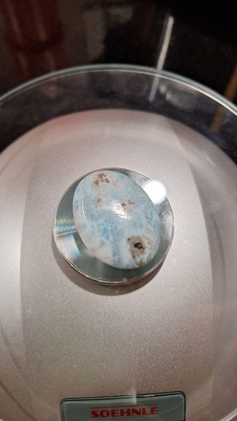 Minerali & Pietre curative: Larimar Edelstein, hellblau, Wunderschön! – Nuovo e nell'imballaggio originale da Zürich venduto da anna3929 2