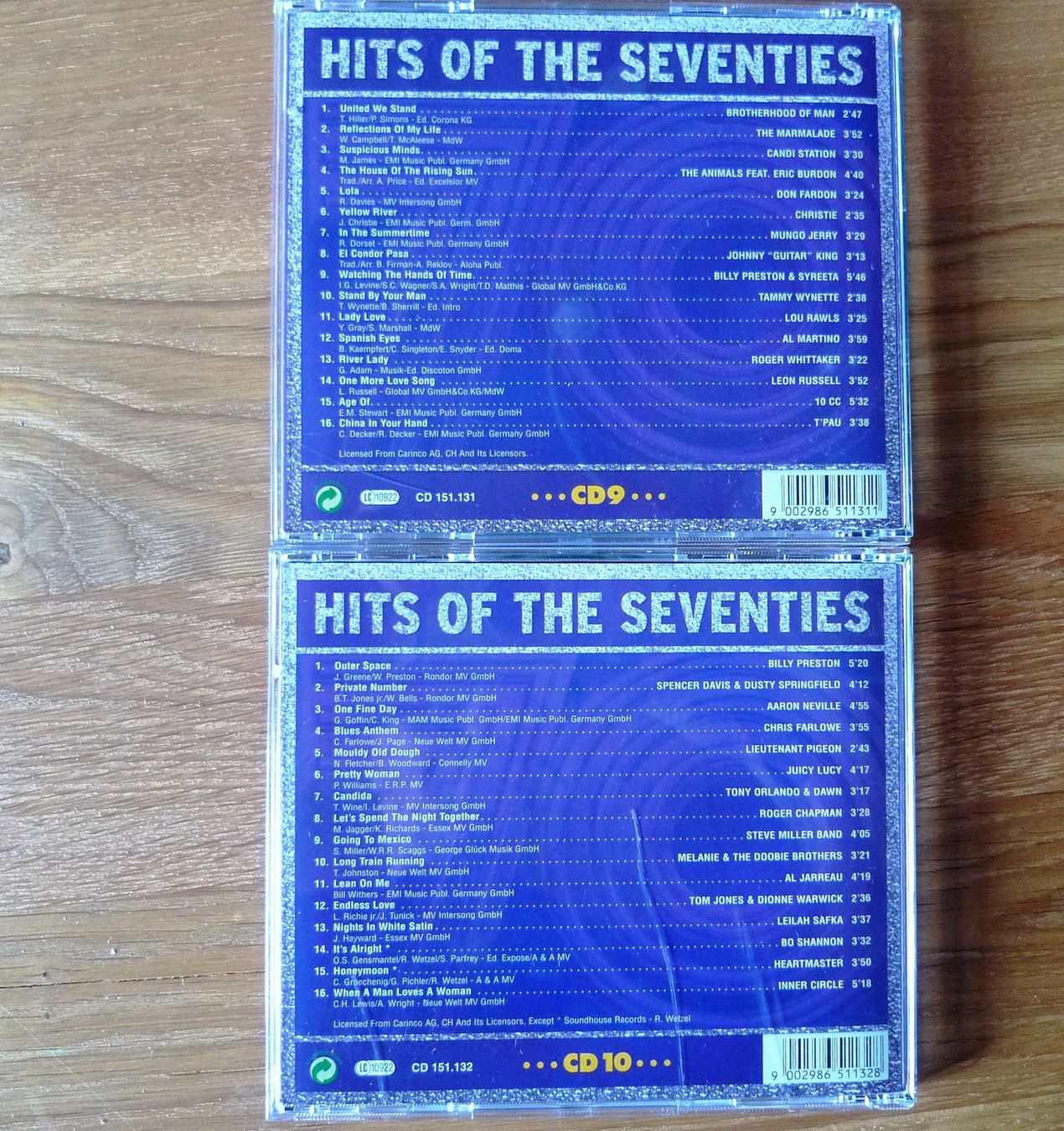 CD: 10 CD-Box mit Hits der 70er Jahre – Usato da Sissach venduto da Greywolf61 6