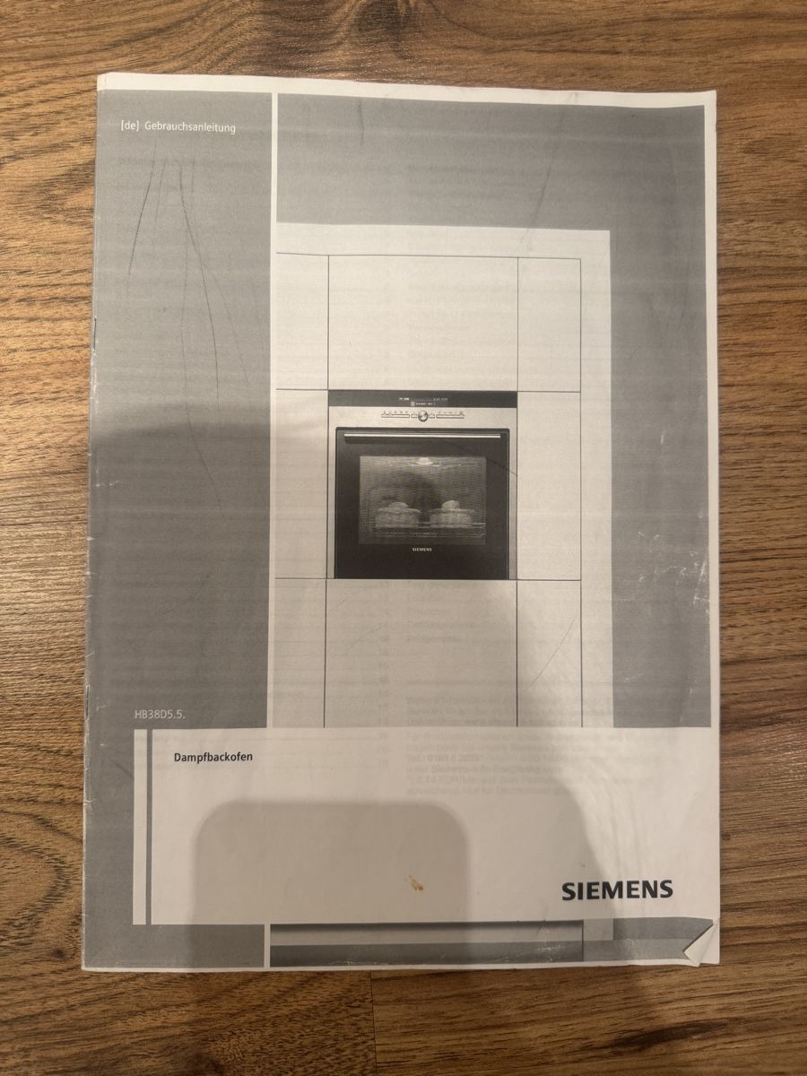 Siemens Appareils de cuisine: Siemens Steamer StudioLine – D'occasion à Aristau par Rpolanski 9