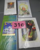 19 Weihnachtskarten, div. Motive, Nr. 31c