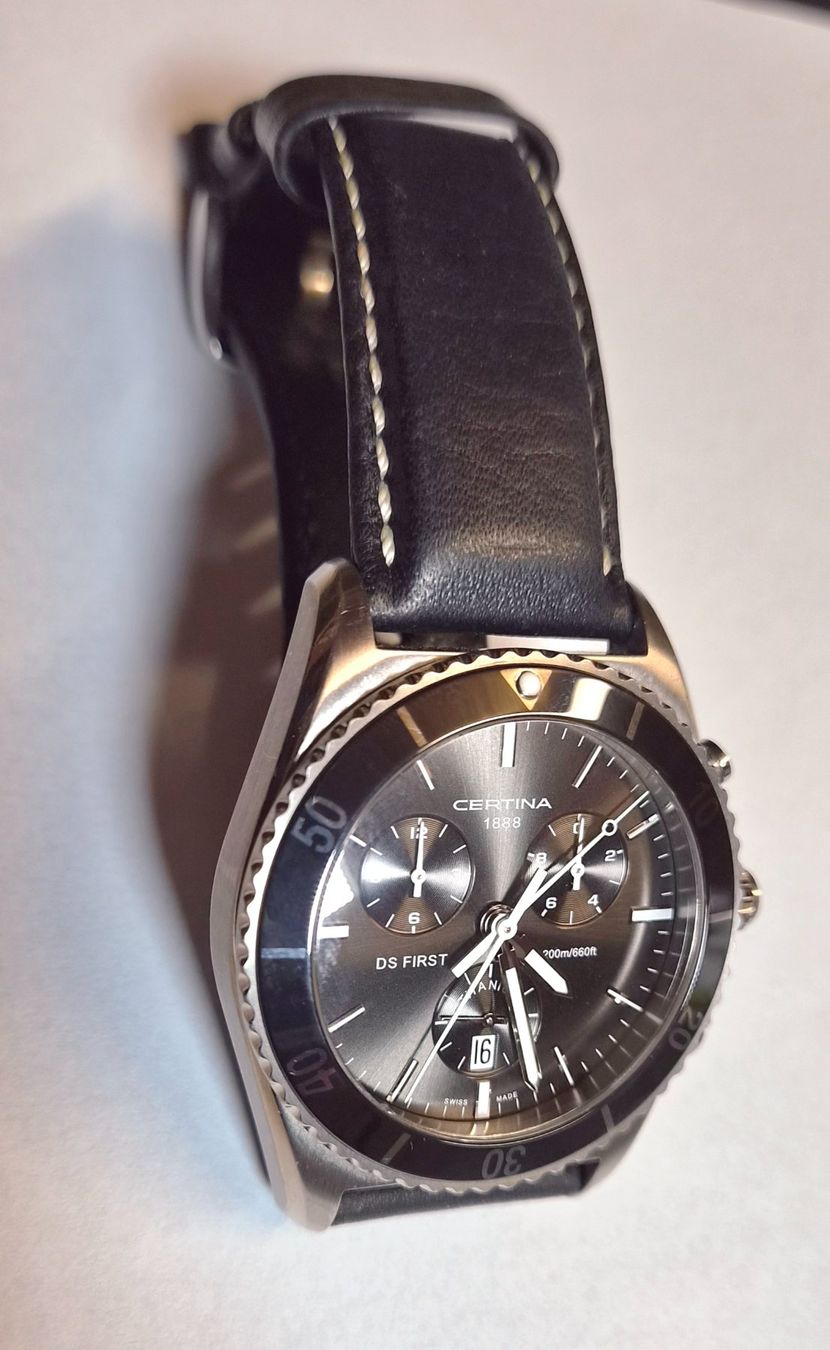 Certina Uhren: Certina DS First Titanium Chrono Uhr . – Gebraucht aus Madiswil von Willys4 3