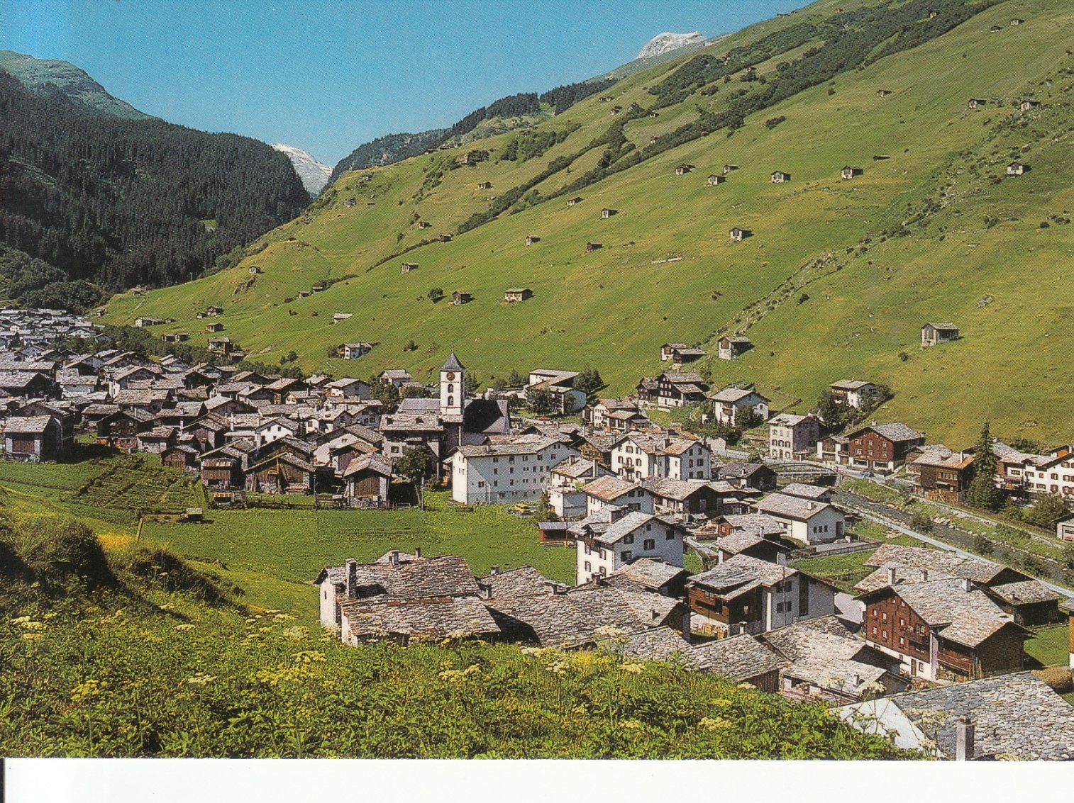 Cartoline postali: Vals 1986 – Usato da Bürglen TG venduto da StampGraf