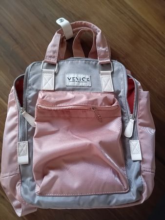 Venice Rucksack, Damen, Rosa/Grau, Top!