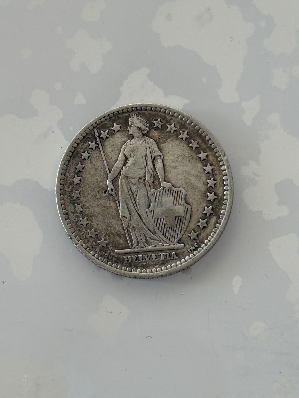 Tutti le monete: 2 Franken 1908  sehr Rar – Usato da Wallisellen venduto da SWISS_SILVER1