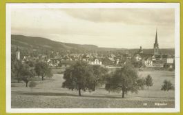 Ansichtskarte Münster (Beromünster) nach Napoli (I) 1930