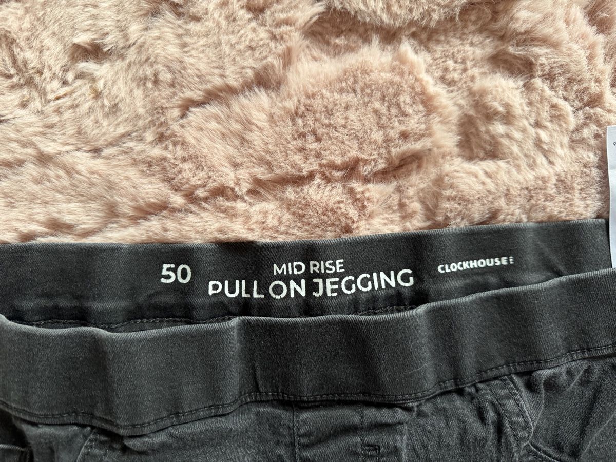 Pantaloni: Clockhouse Jegging, Gr. 50, Dunkelgrau – Usato da Mosnang venduto da Dojajolele 2
