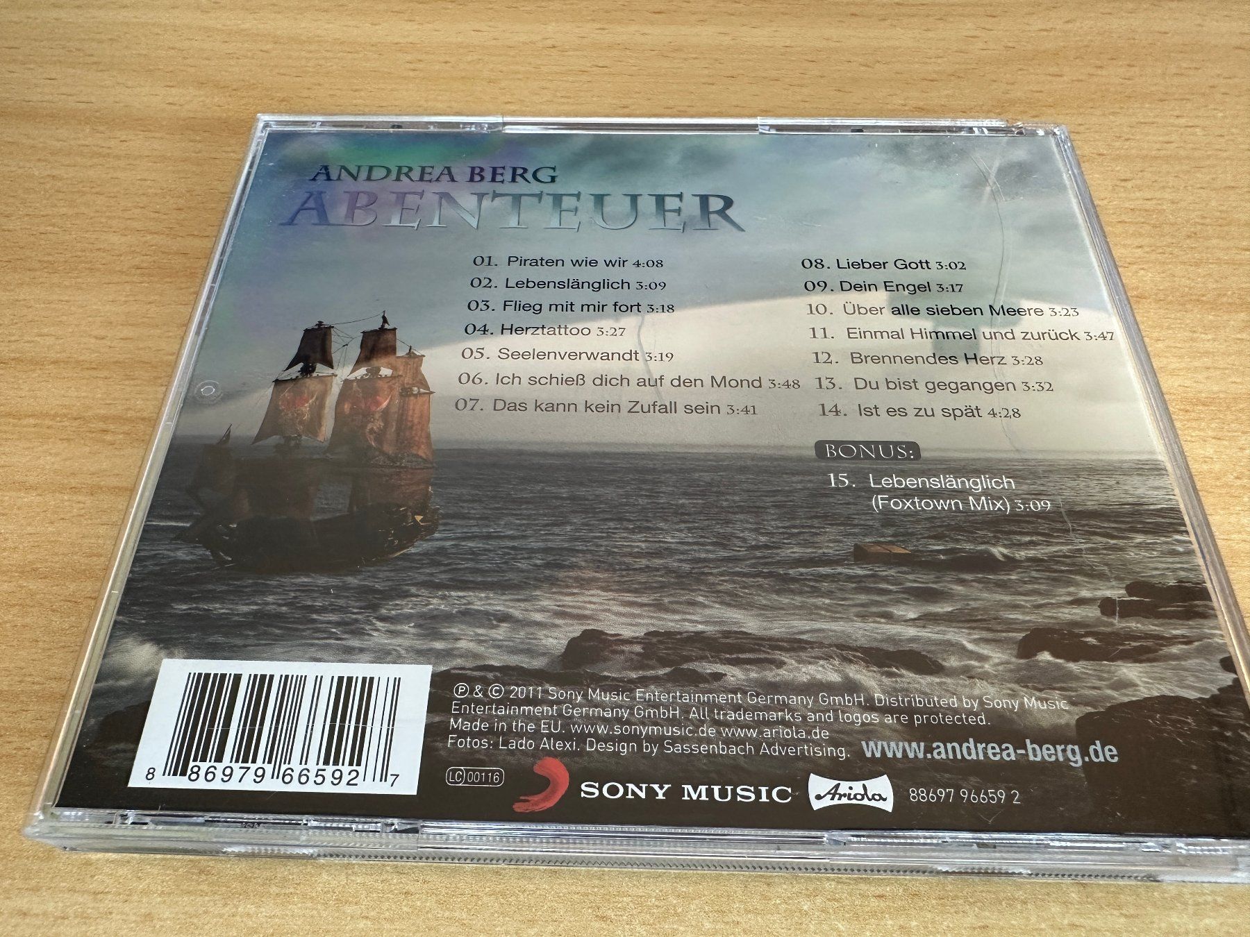 CDs: Andrea Berg – Abenteuer – Gebraucht aus Rikon im Tösstal von Alpenmutz 1