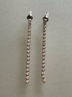 Boucles d’oreilles pendantes strass neuves 