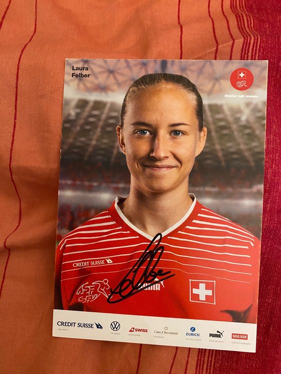 Autogrammkarte Laura Felber handsigniert Kaufen auf Ricardo