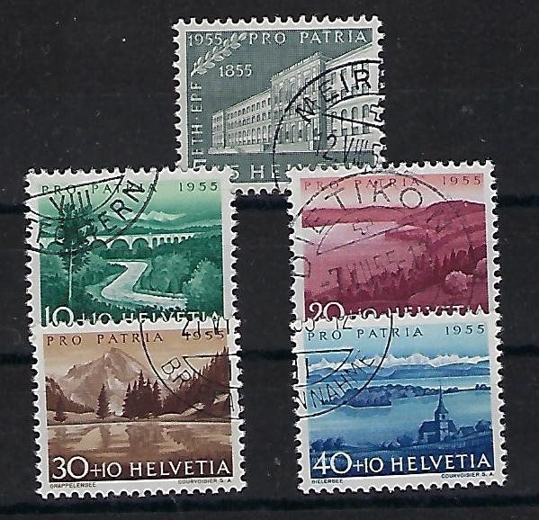Tutti i francobolli: Pro Patria 1955 gestempelt   14854 – Usato da Lunden venduto da Animus999