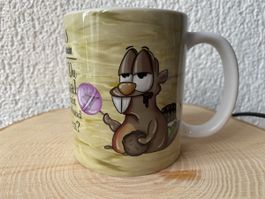 Lustiger Tassen-Biber "Süsses..." ☕😉