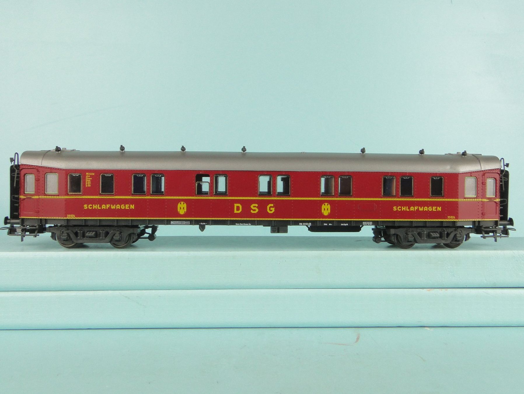 Roco Modellini di ferrovie: Roco 44452 H0 DB Echte DSG Schalfwagen – Usato da Bülach venduto da cann11 4