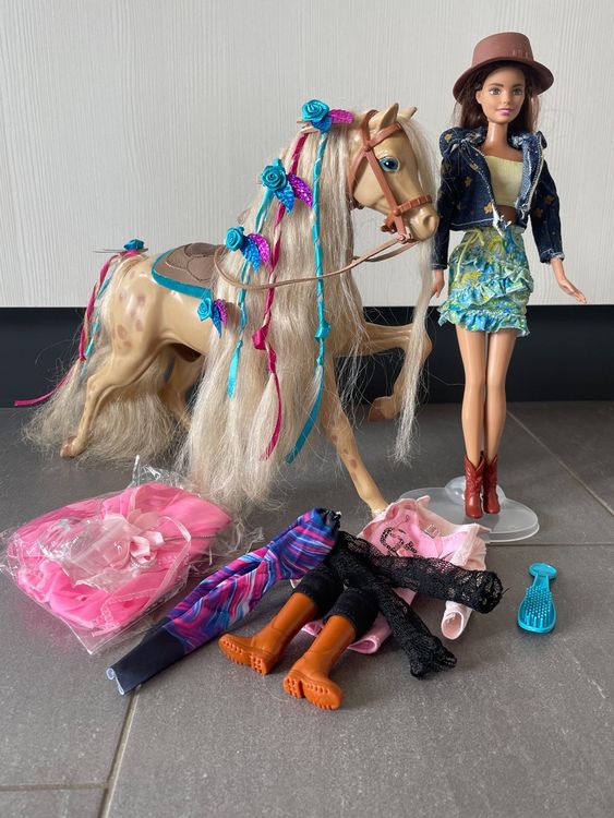 Barbie Pferd Mit Barbie | Kaufen Auf Ricardo