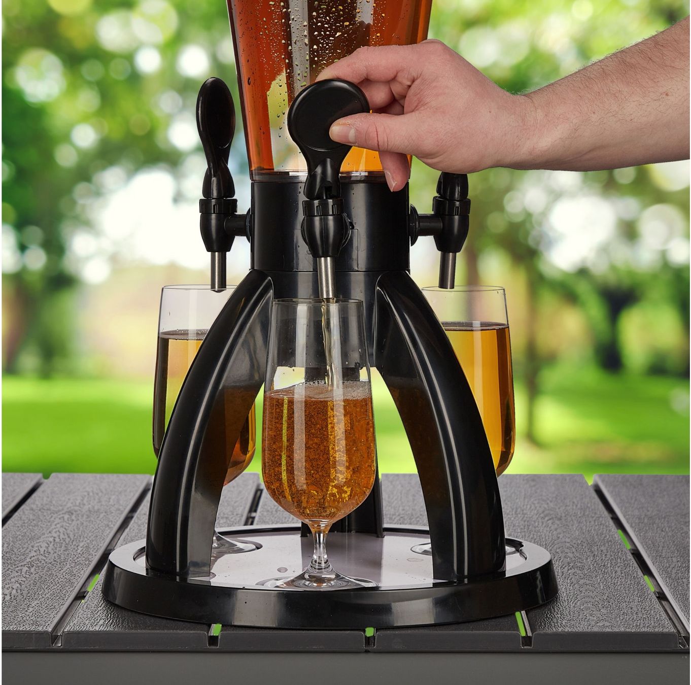 Elettrodomestici da cucina: 4 l Biersäule mit 3 Zapfhähnen – Nuovo e nell'imballaggio originale da Bülach venduto da StoreInShopOutlet 1