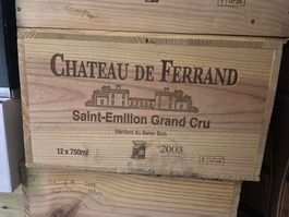 Bordeaux - CHAT  DE  FERRAND  2003  - 75 cl - Originalkiste