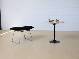Eero Saarinen Beistelltisch in Marmor, Knoll