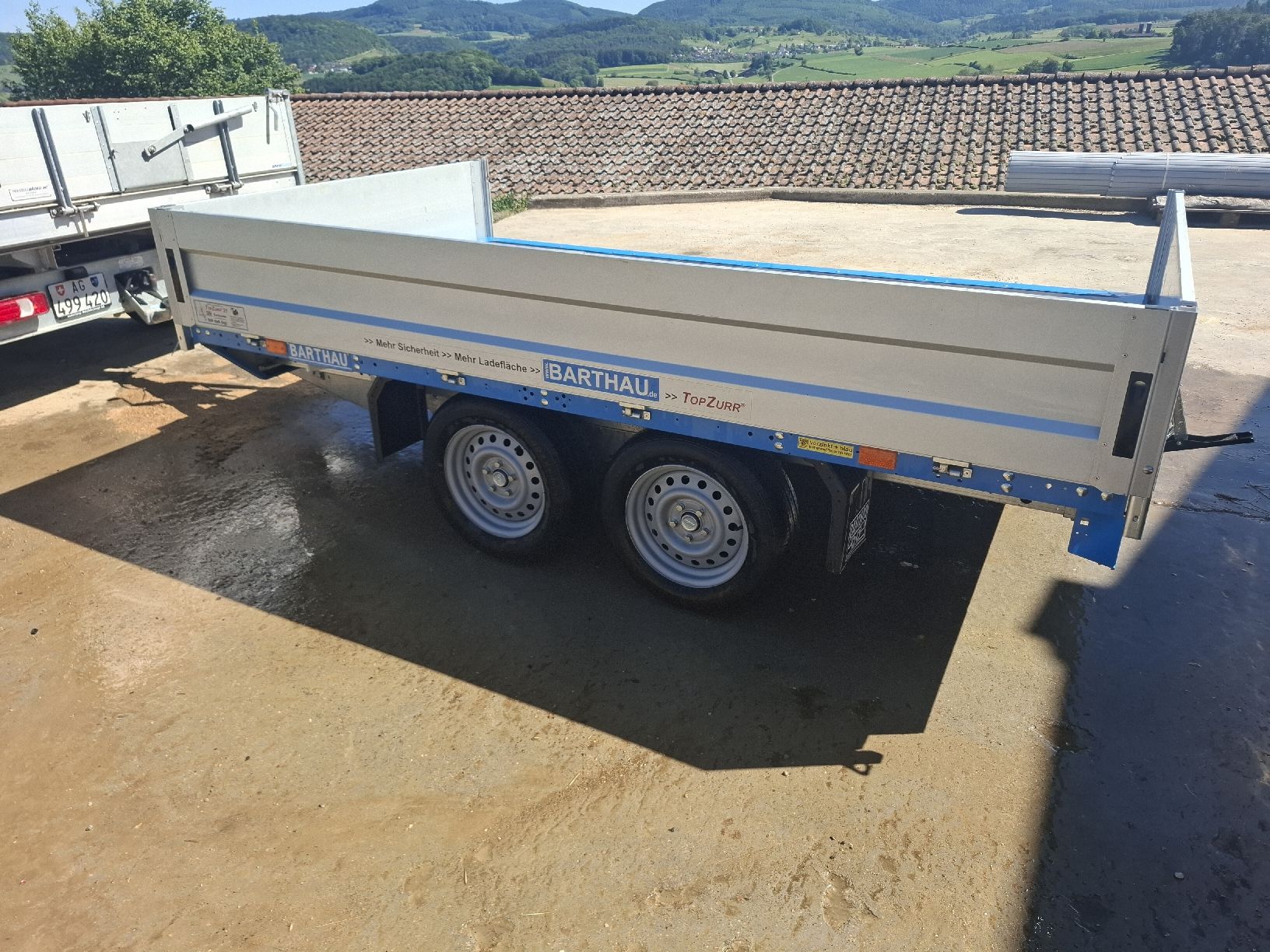 Barthau Rimorchi: Autoanhänger Barthau – Usato da Bözen venduto da Heiland02 5
