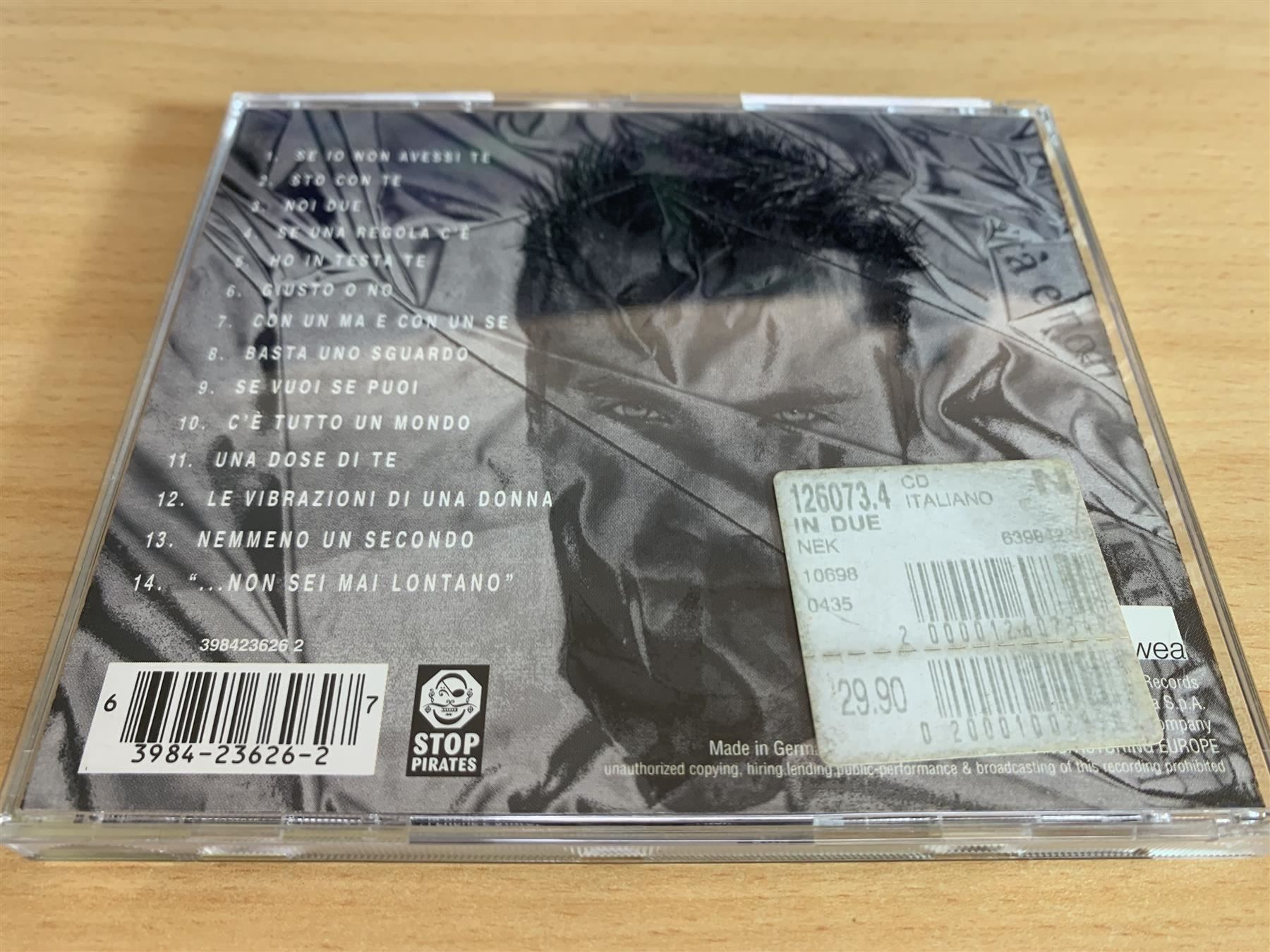 CD: Nek – In Due – Usato da Rikon im Tösstal venduto da Alpenmutz 1