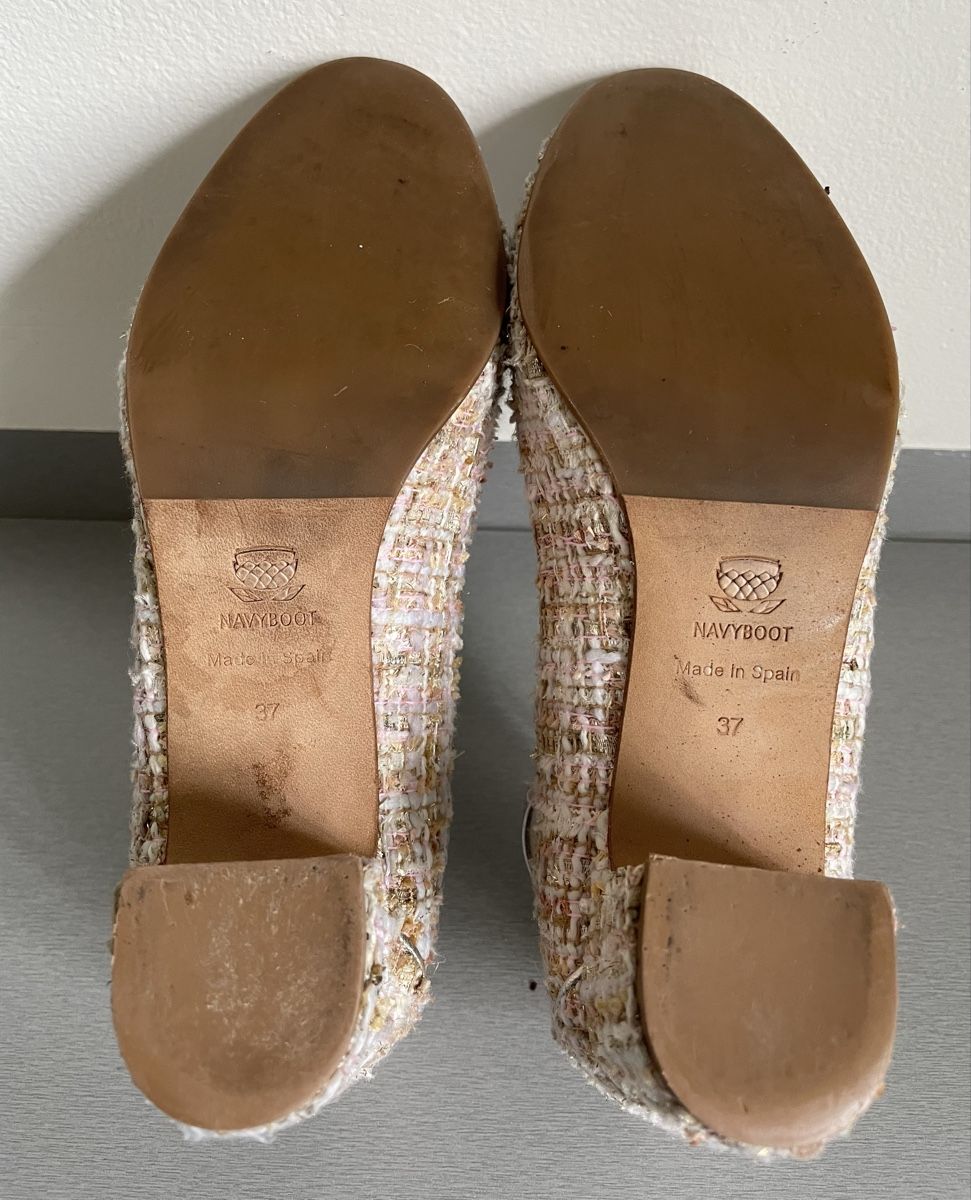 Navyboot Scarpe da donna: Boucle Stoff Navyboot Schuhe, Gr. 37 – Usato da St. Moritz venduto da cri_h9tt 6