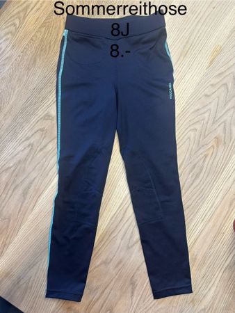 Reitset mit 2x Hosen, 2x Stiefeletten und Chaps 128-134/140