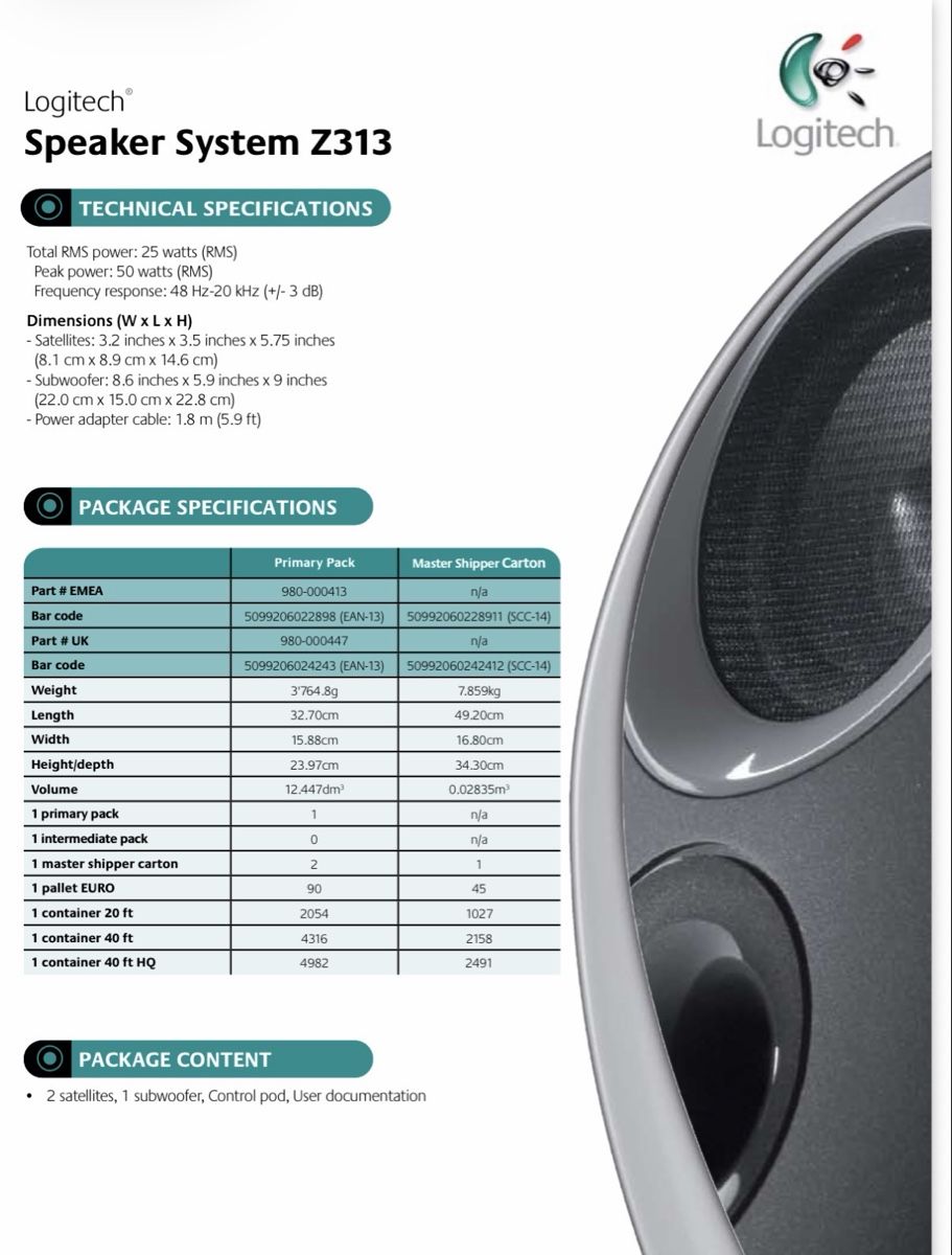 Logitech Haut-parleurs: Logitech PC Lautsprecher  – D'occasion à Wohlen AG par tiperio 3