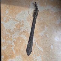 Antiker Briefoeffner/Papiermesser (silber)
