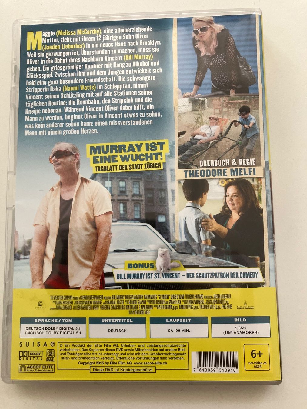 Alle DVDs: St. Vincent (DVD) Murray, McCarthy, Watts – Gebraucht aus Arbon von HelFer01 1