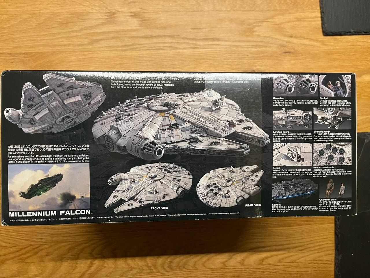 Bandai Modellbausätze & Standmodelle: Star Wars - Millenium Falcon 1/144 - Bandai 0219770 – Neu und originalverpackt aus Hombrechtikon von fisch_std 2