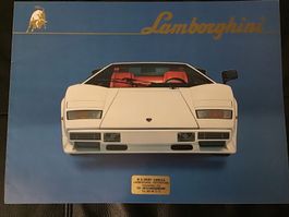 Lamborghini Countach LP 5000 quattrovalvole Prospekt 6 S.